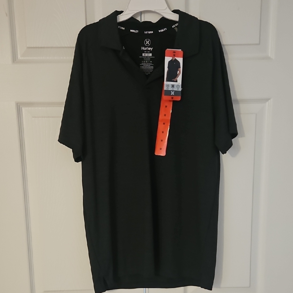 Hurley Black Polo Shirt Timeless Style
